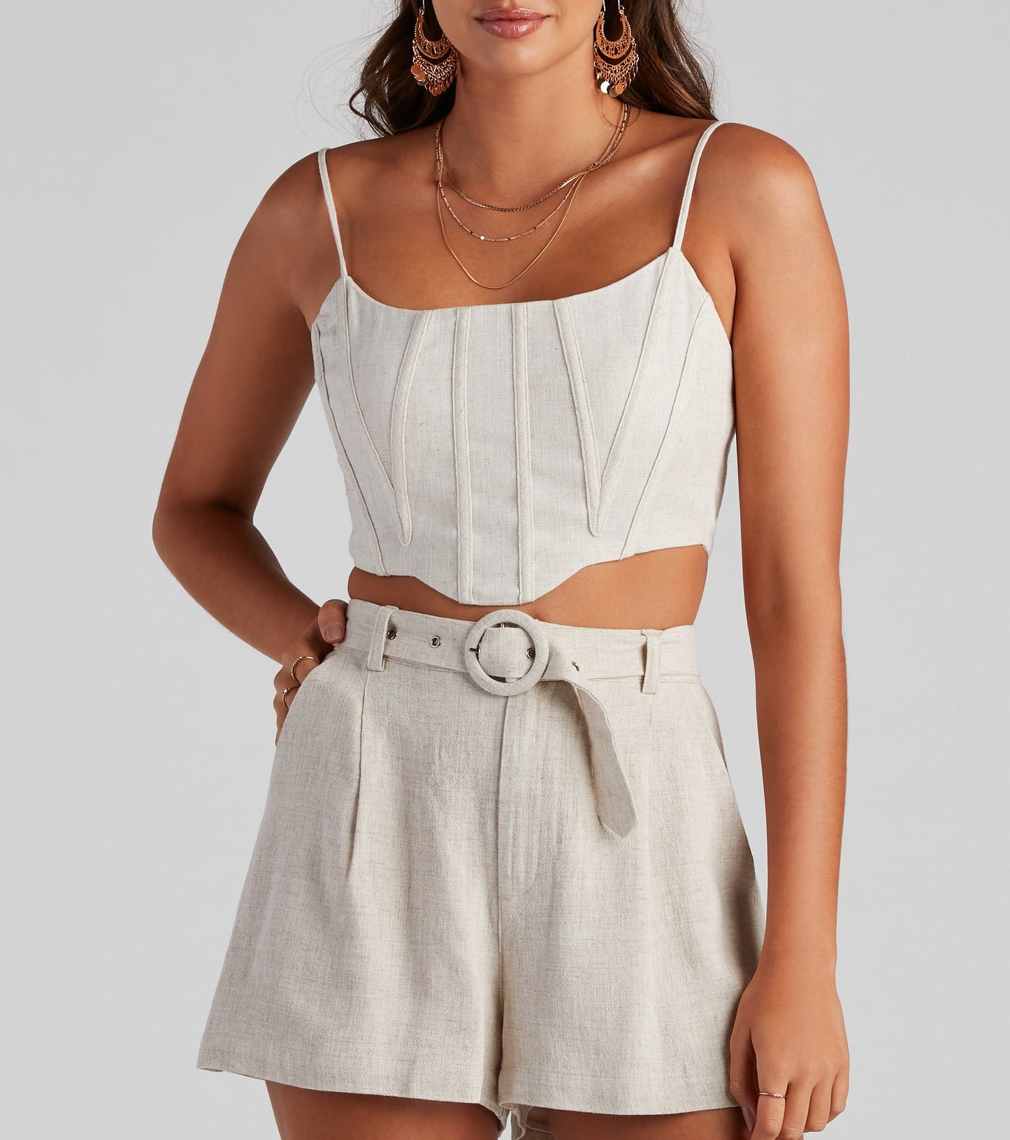 Grade A Linen Bustier