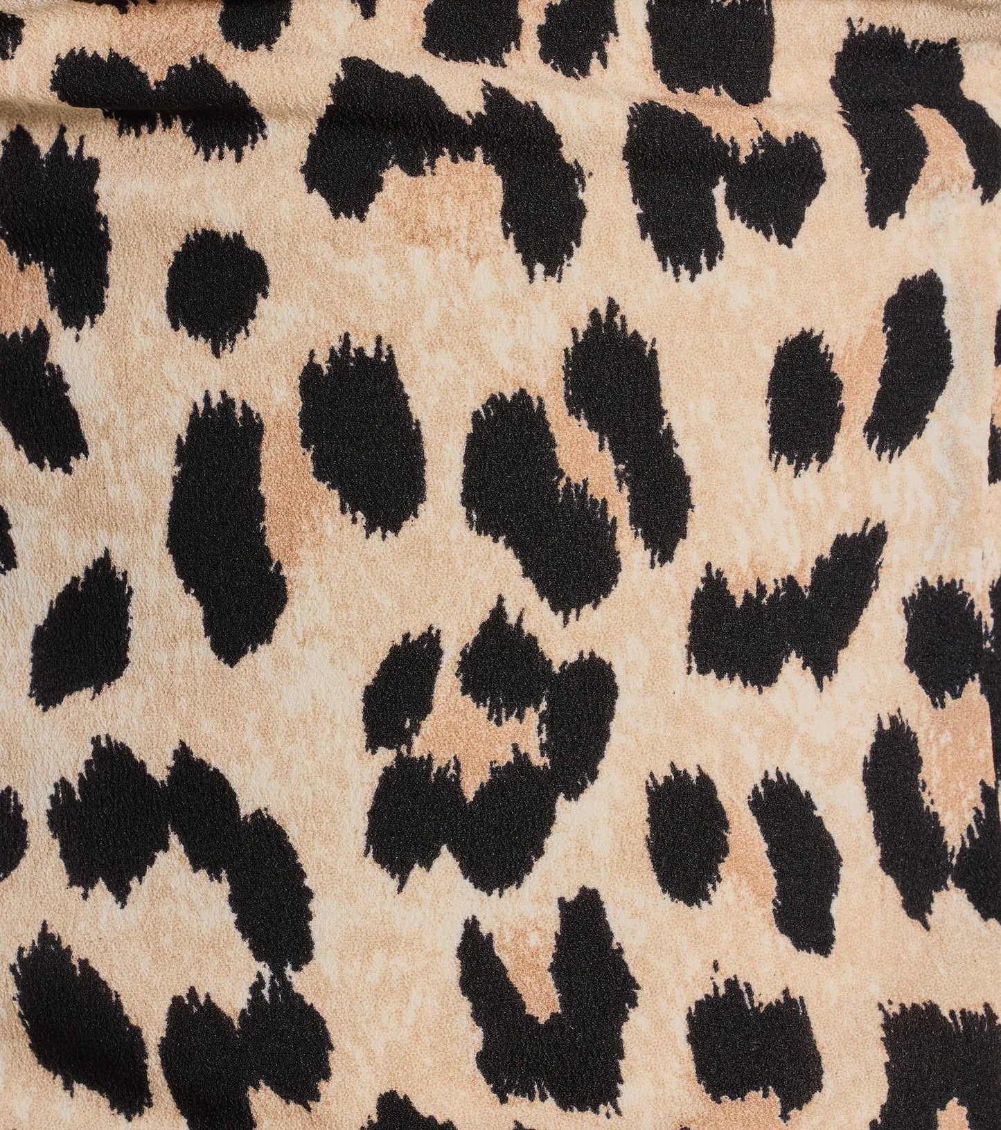 On The Wild Side Leopard Satin Cami Crop Top