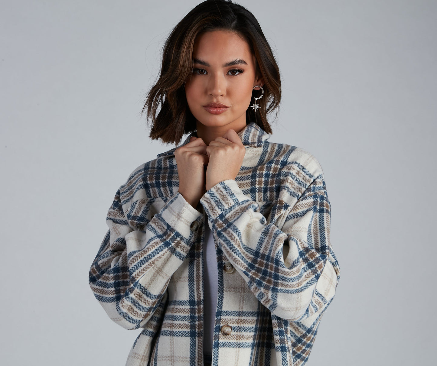 Chill Out Plaid Shacket