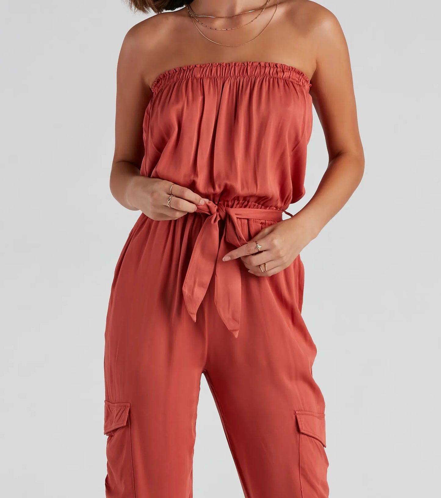 Fashion Cadet Cargo Jumpsuit