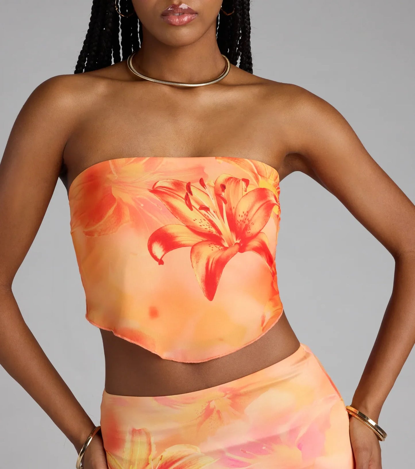 Perfect Symphony Floral Tube Top