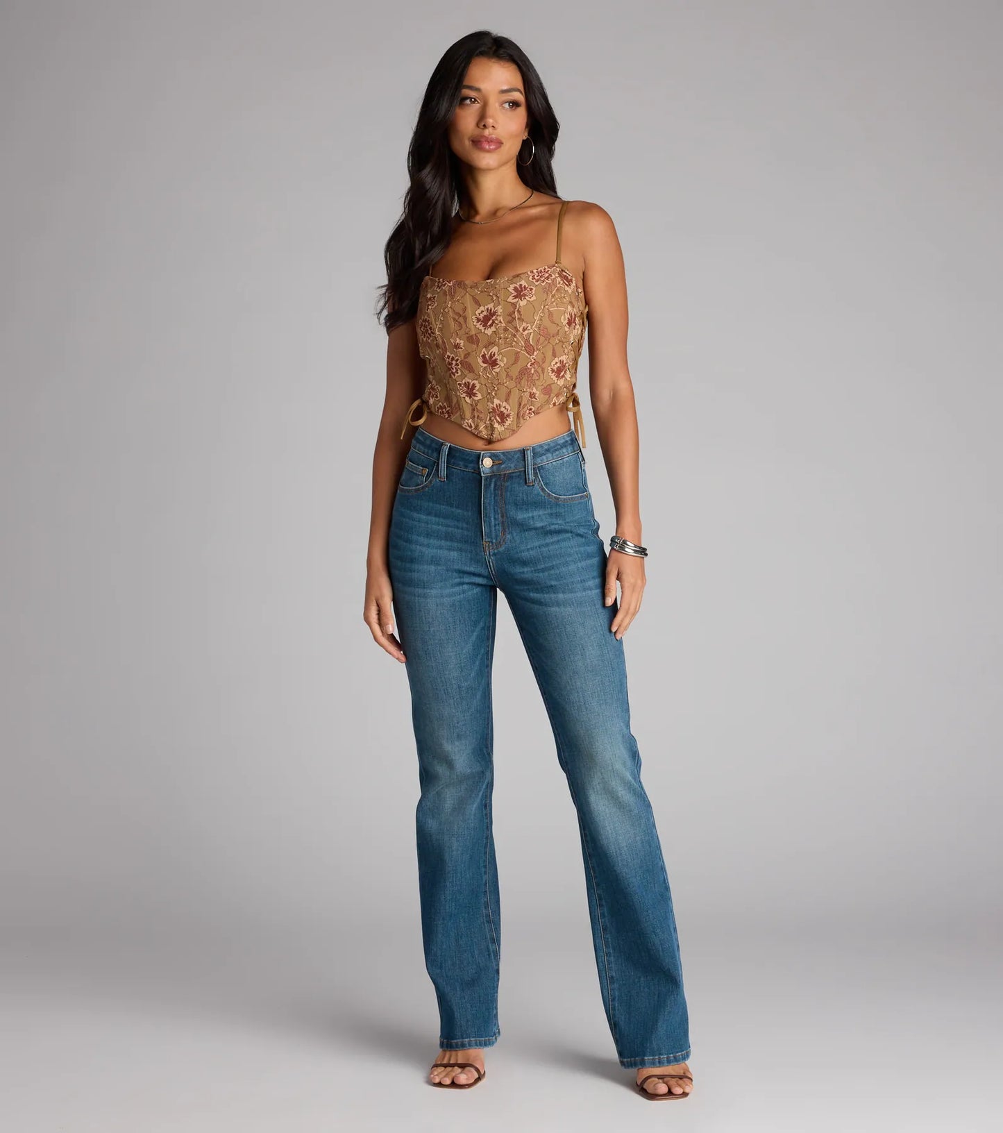 Swoon-Worthy Babe Lace-Up Corset Top