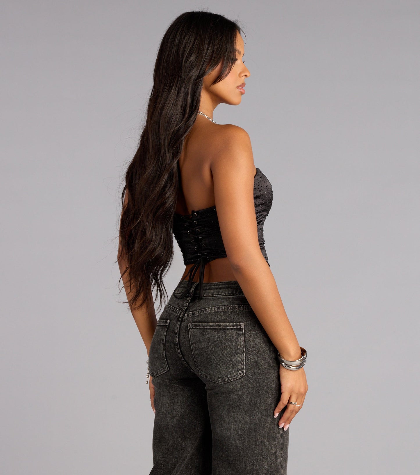 Lace Me in Luxe Corset Top