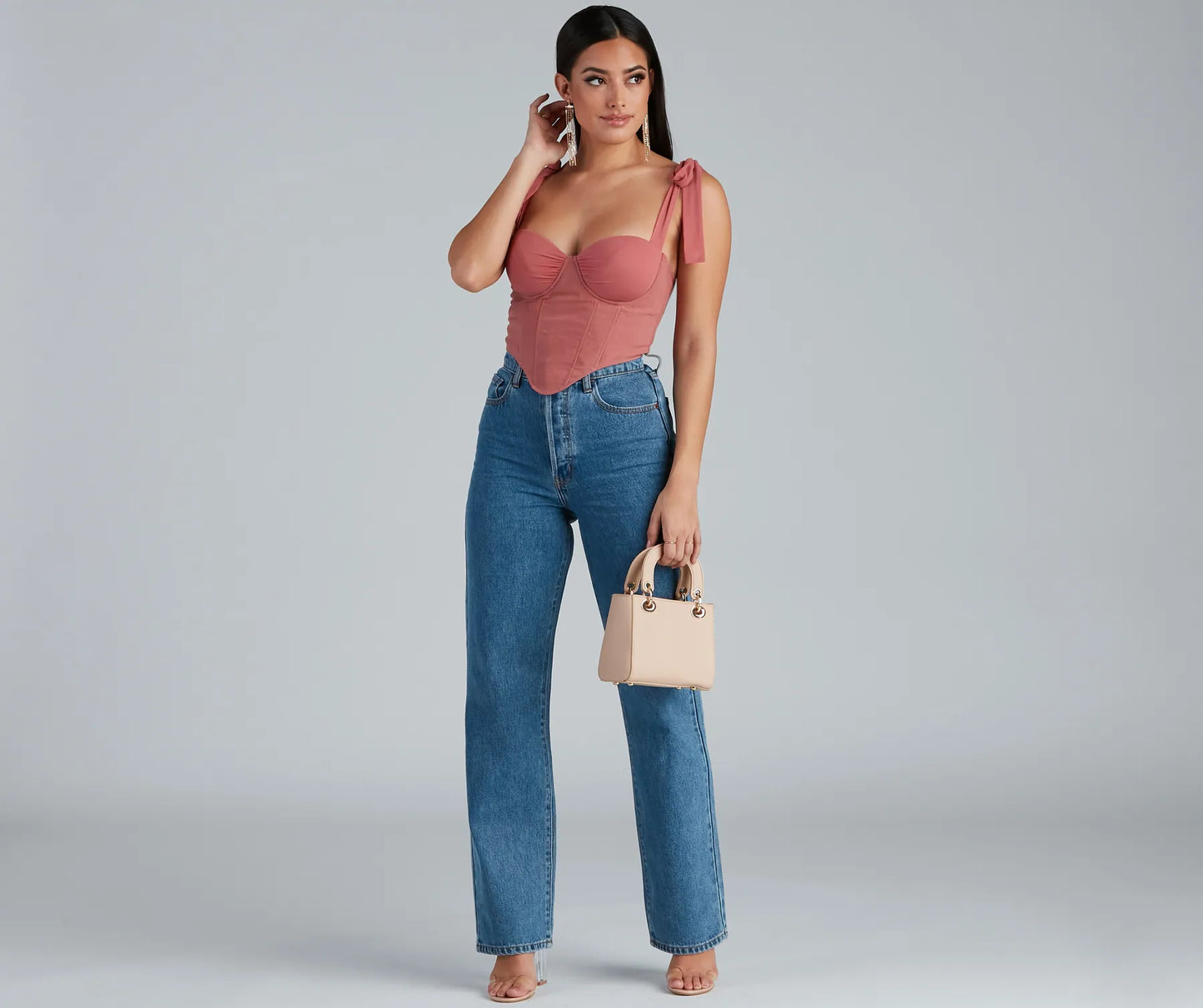 In The Sun Tie Strap Corset