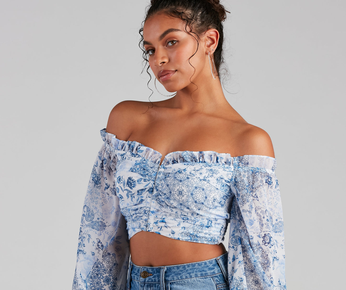 One Look At You Floral Corset