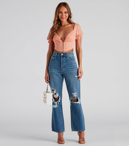 If You Pleats Crepe Bustier