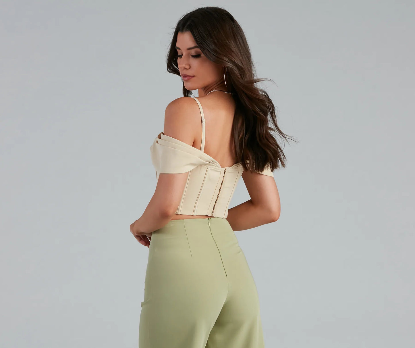 Forever Femme Cold Shoulder Corset