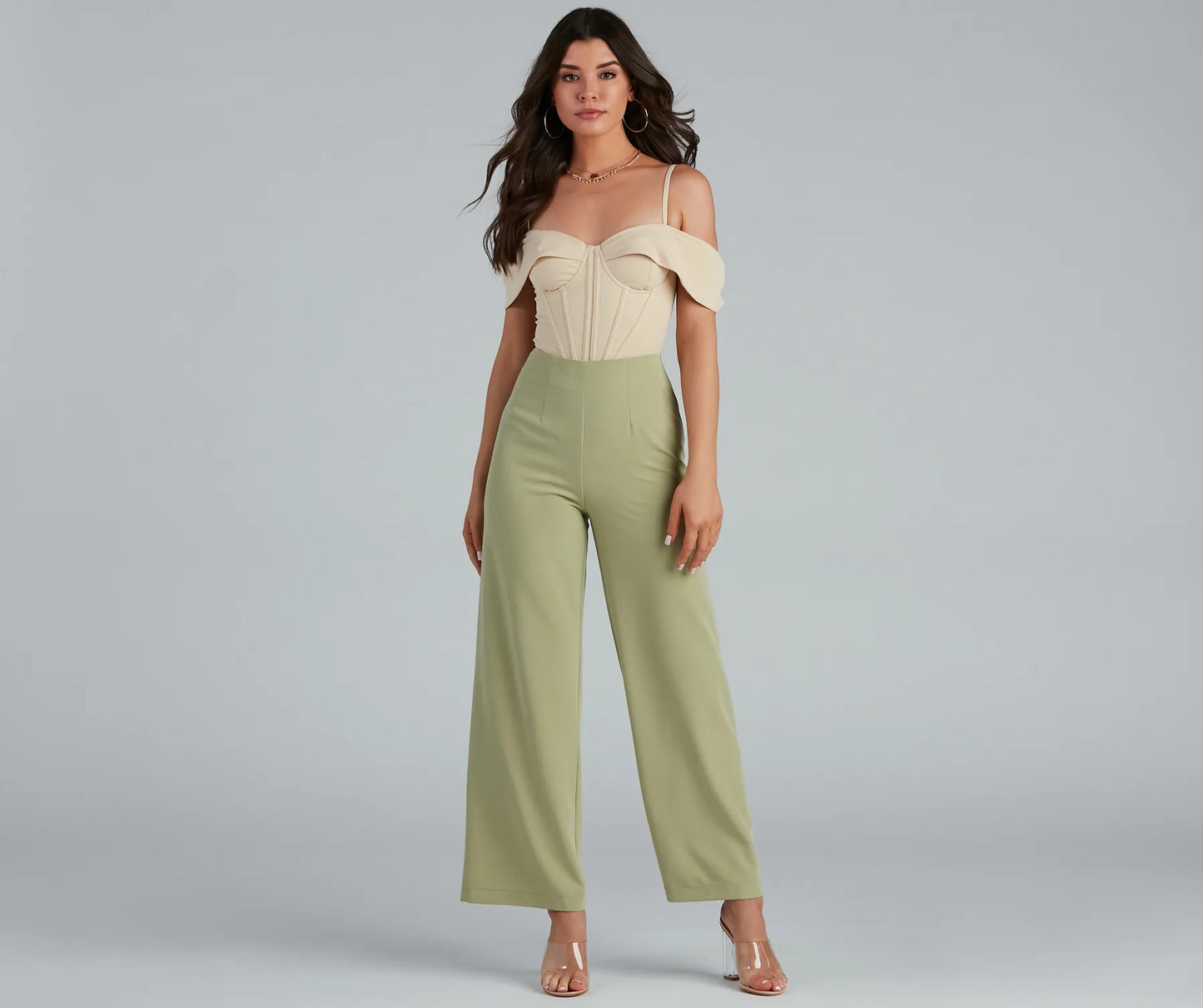 Forever Femme Cold Shoulder Corset