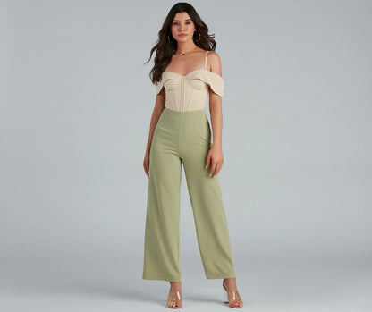 Forever Femme Cold Shoulder Corset