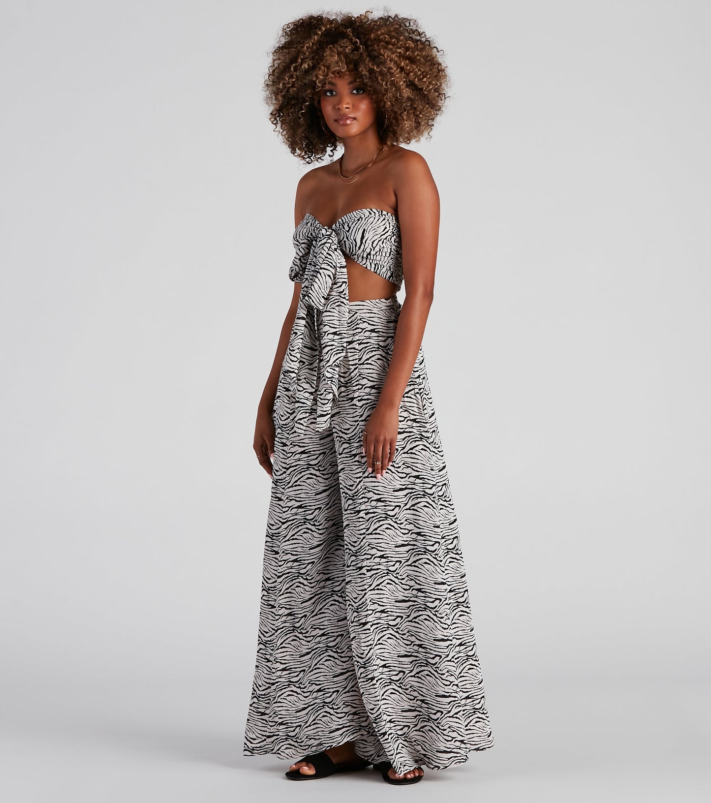 Eye Of The Tiger Bandeau Crop Top