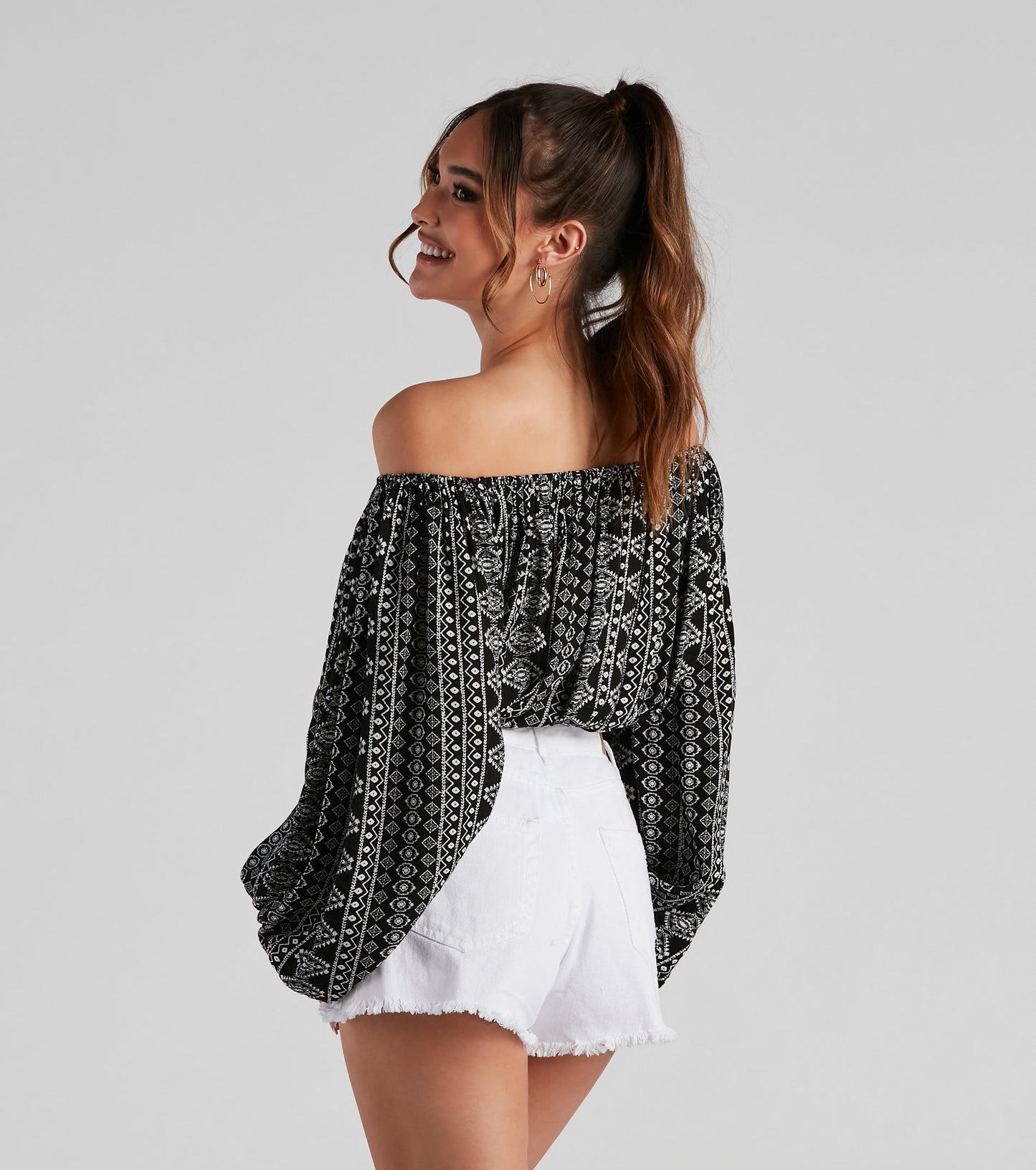 Bohemian Darling Geometric Top