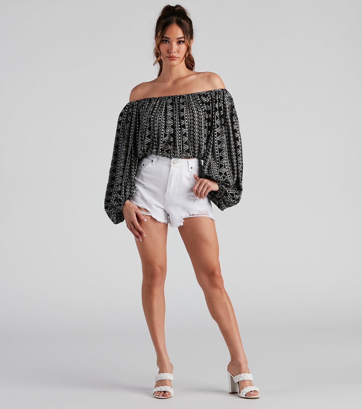 Bohemian Darling Geometric Top