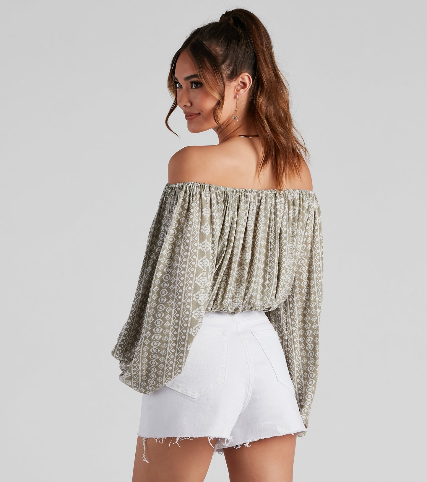 Bohemian Darling Geometric Top