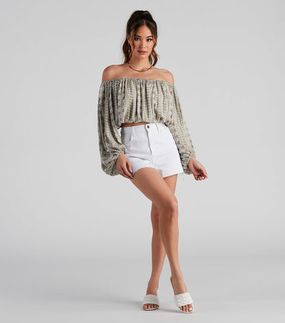 Bohemian Darling Geometric Top