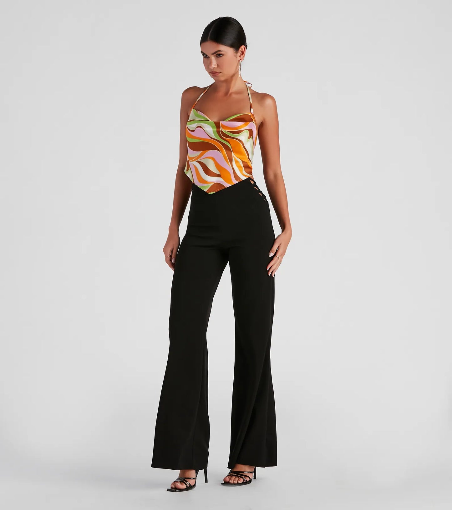 That '70s Babe Swirl Scarf Top