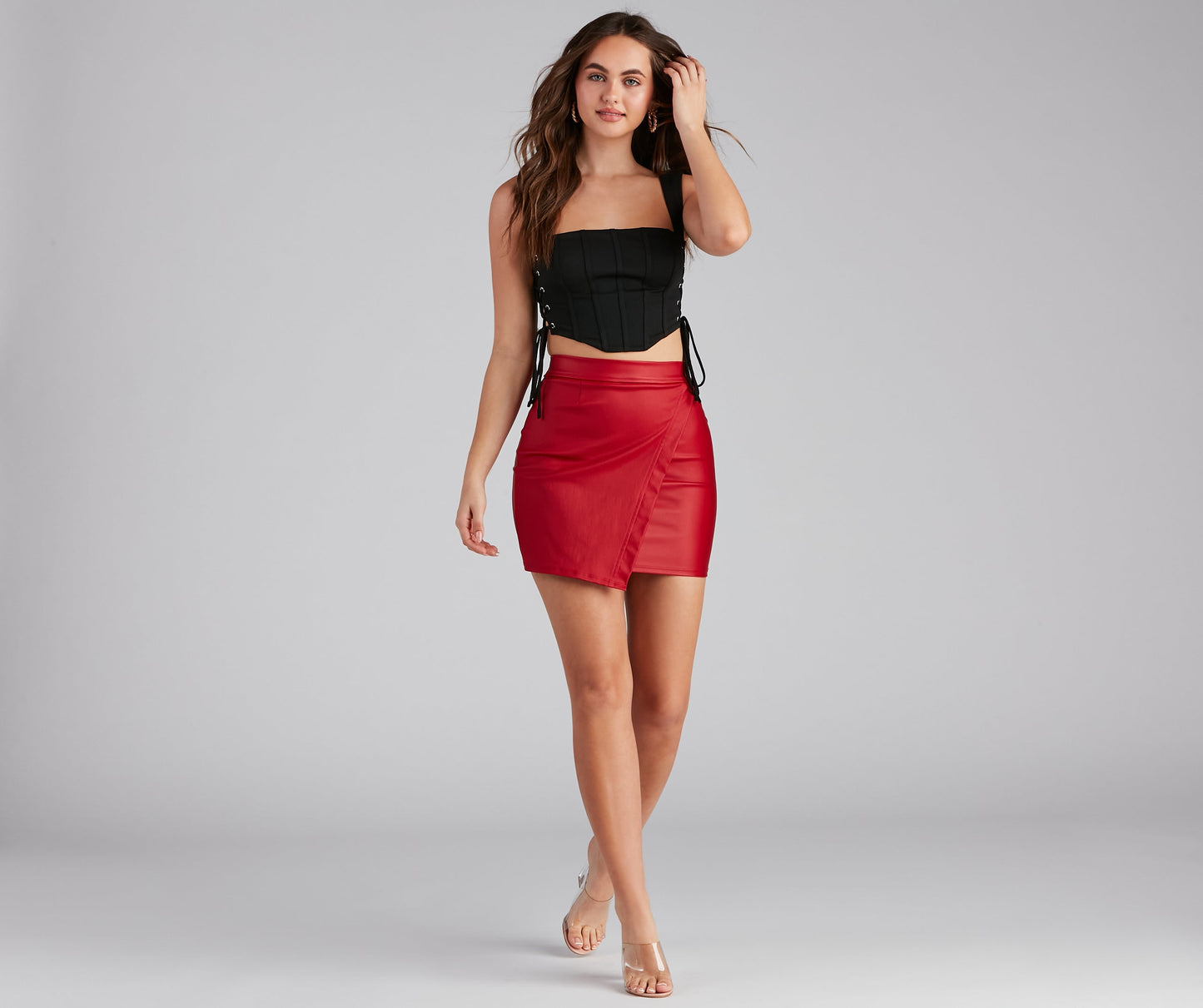 Another Drink Lace-Up Ponte Bustier