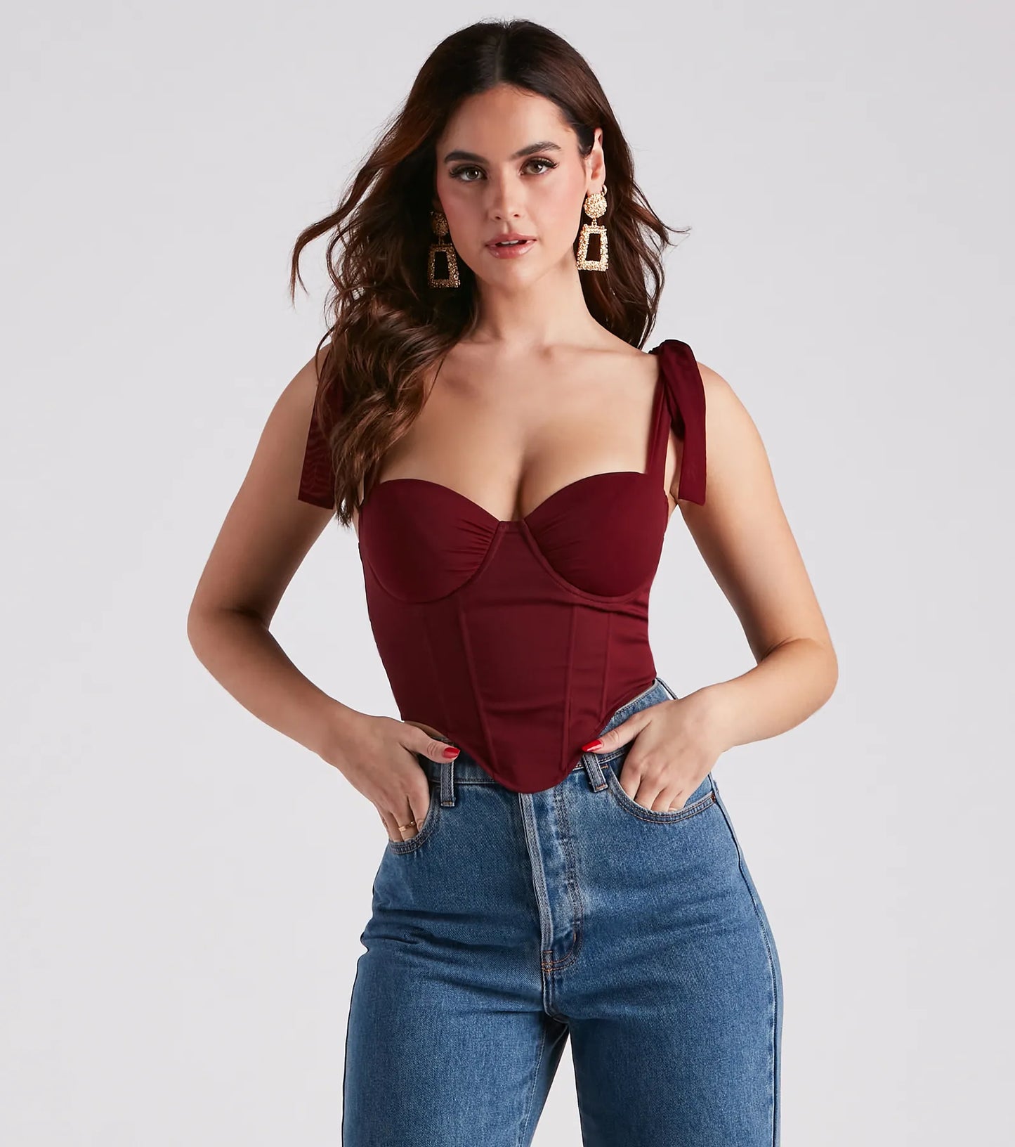 In The Sun Tie Strap Corset