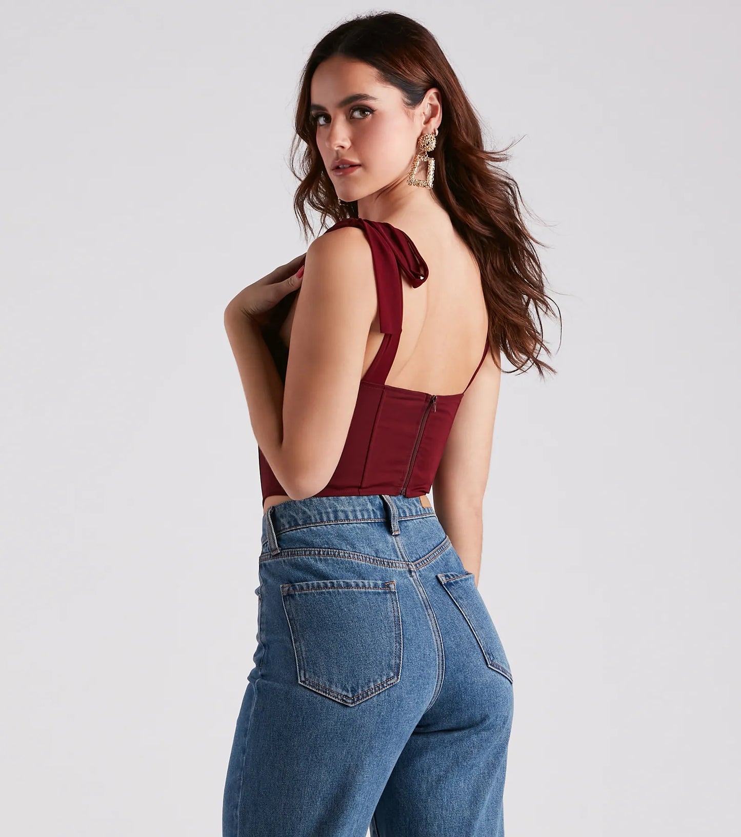 In The Sun Tie Strap Corset