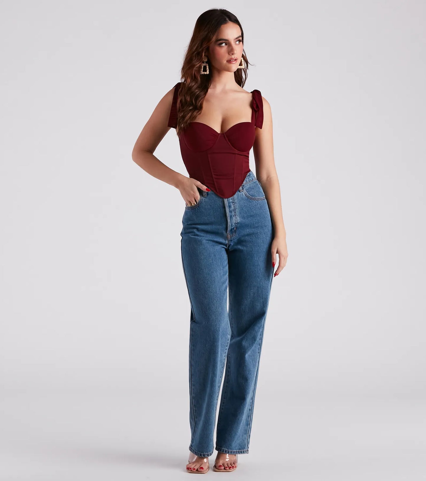 In The Sun Tie Strap Corset