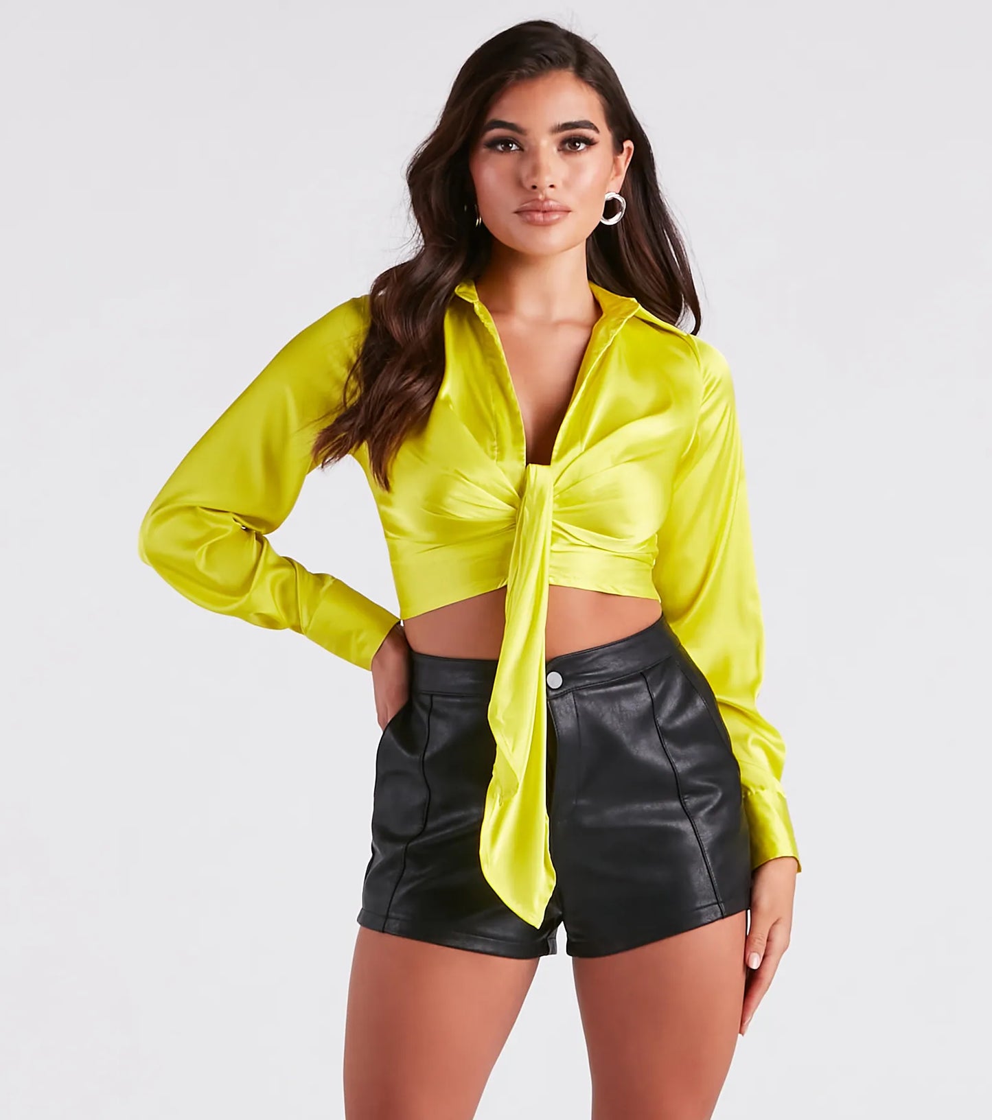 Happy Hour Ready Cropped Blouse