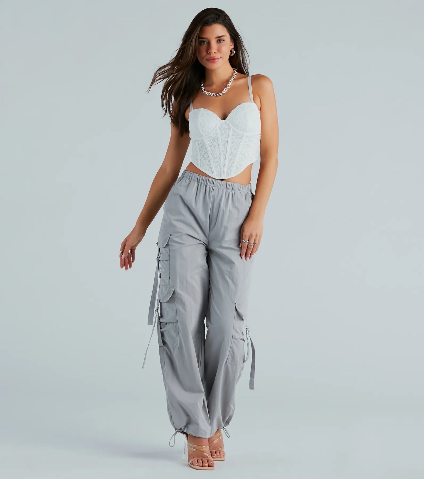 Hello Darling Sweetheart Lace Bustier