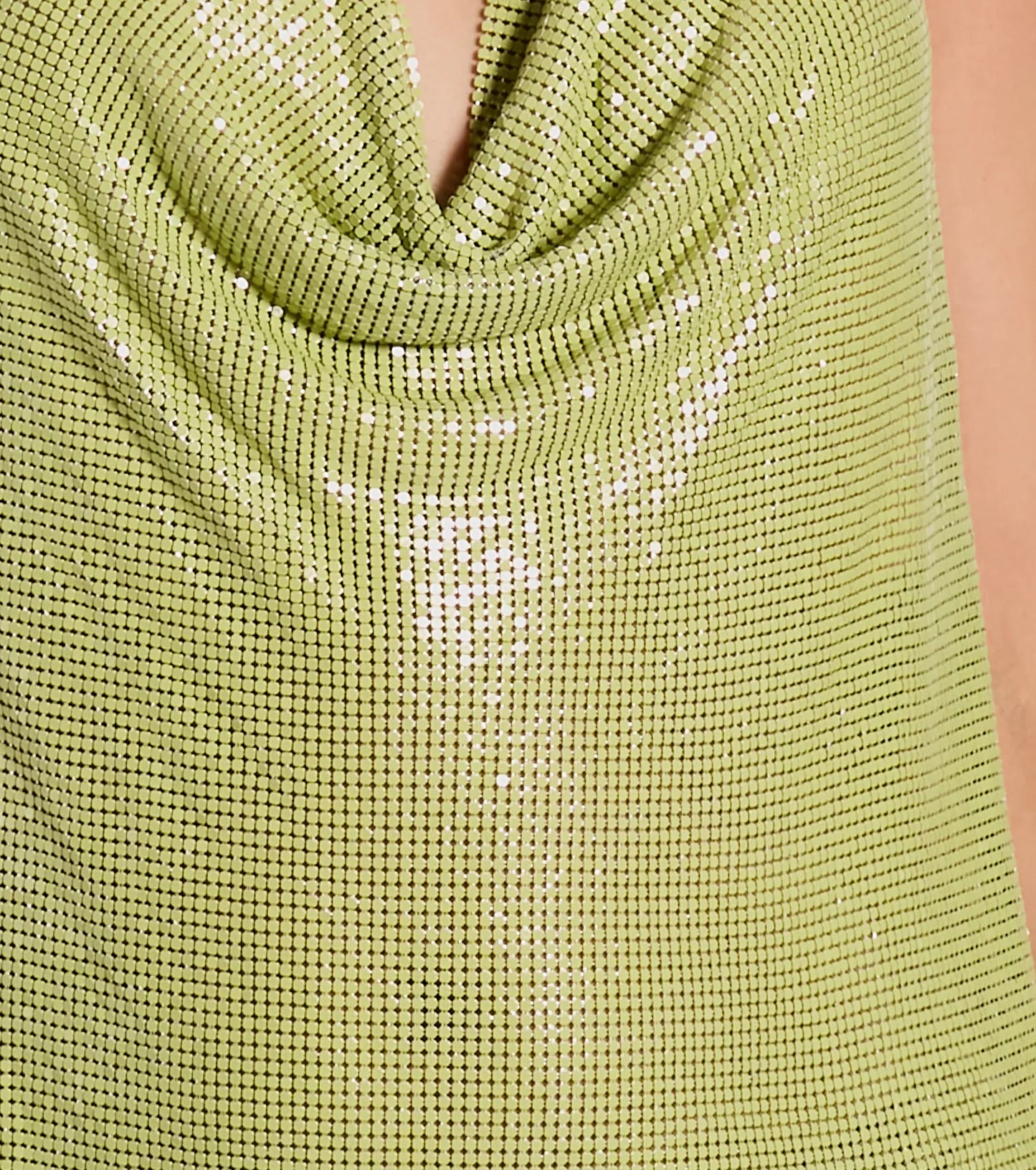 Endless Nights Chainmail Halter Dress