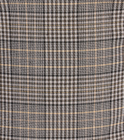 Preppy Vibe Lace-Up Plaid Corset Top