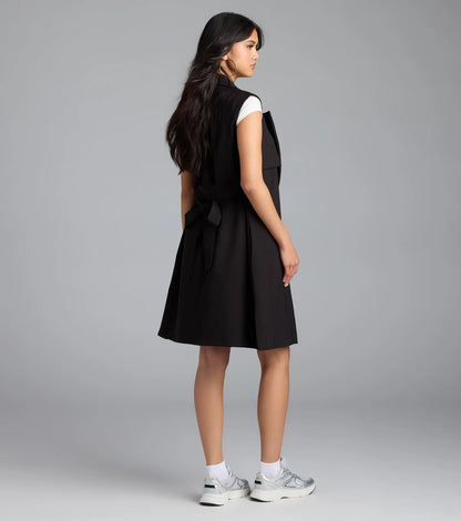 Leave It Me Belted Long Vest