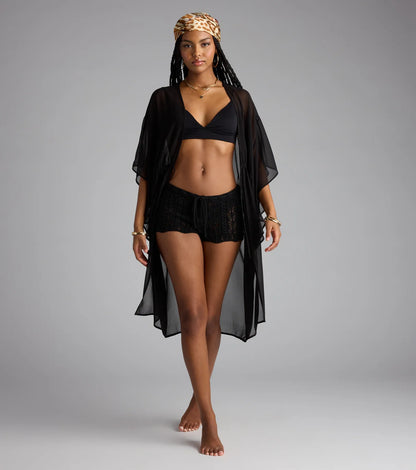 Destined For Sun Chiffon Kimono