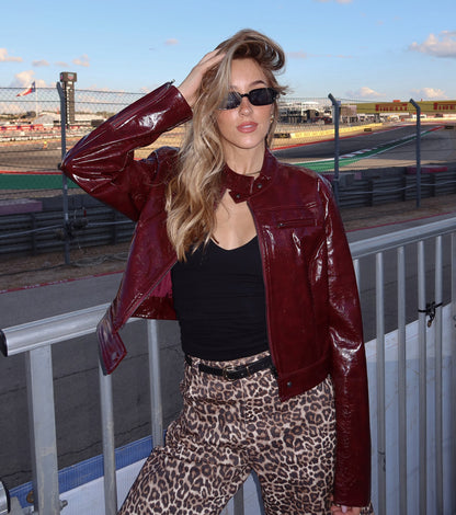 Edge Factor Moto Crop Jacket