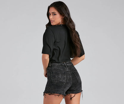 Classic Stunner Tie Front Kimono