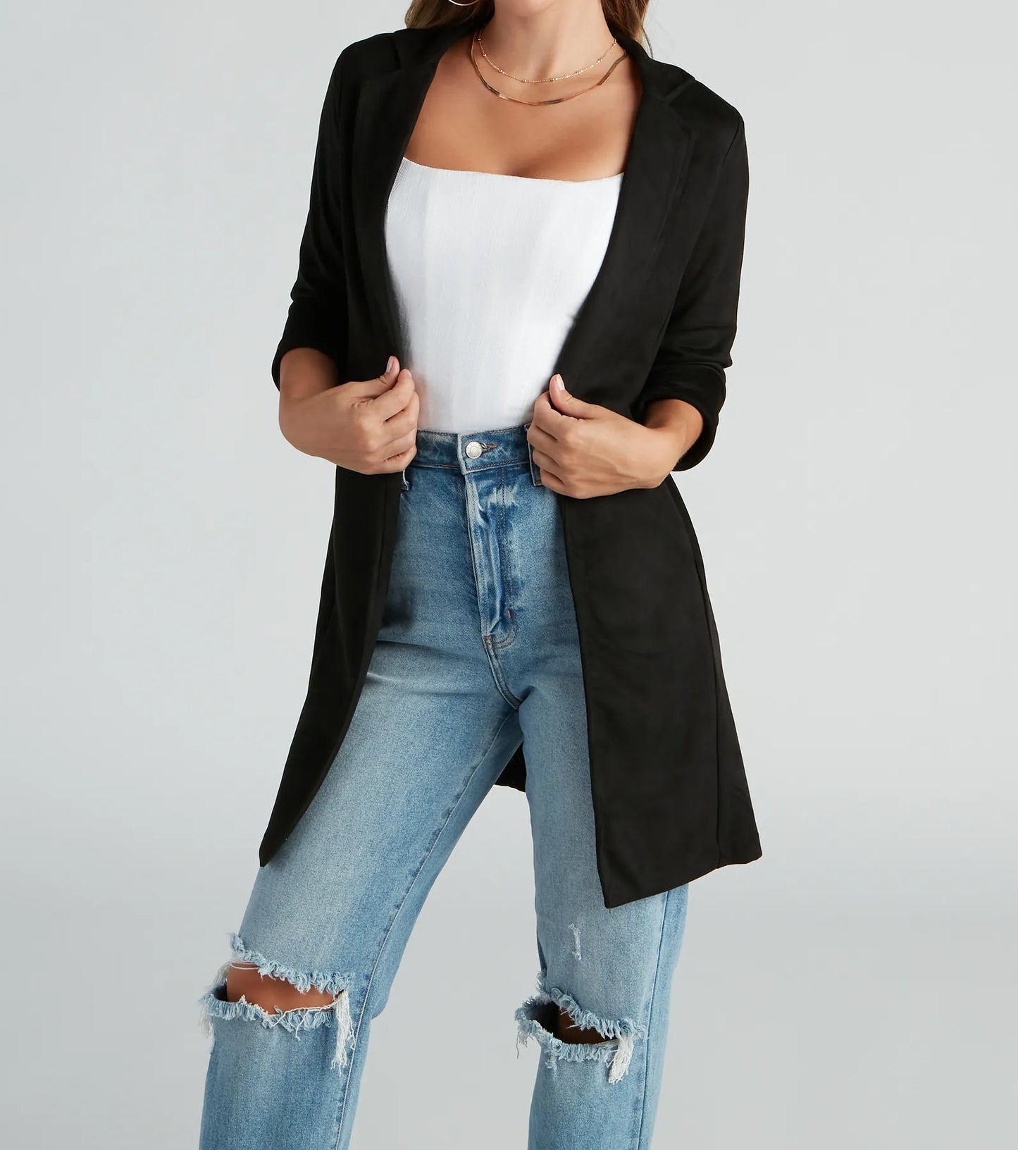 Polish Up Real Nice Long Blazer