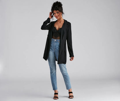 Simply Elevated Tie-Front Trench