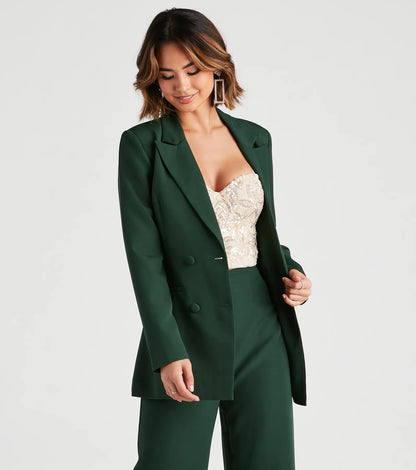 She Means Business Structured Blazer