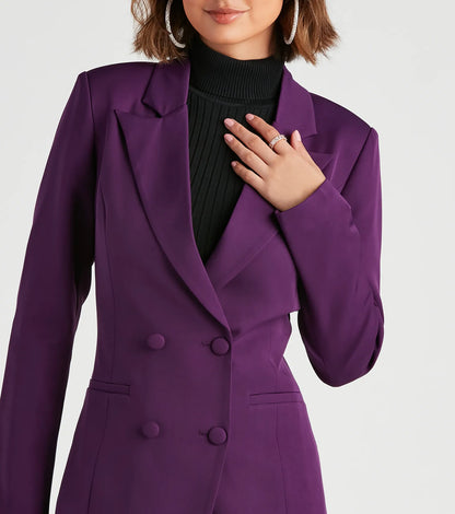 She Means Business Structured Blazer