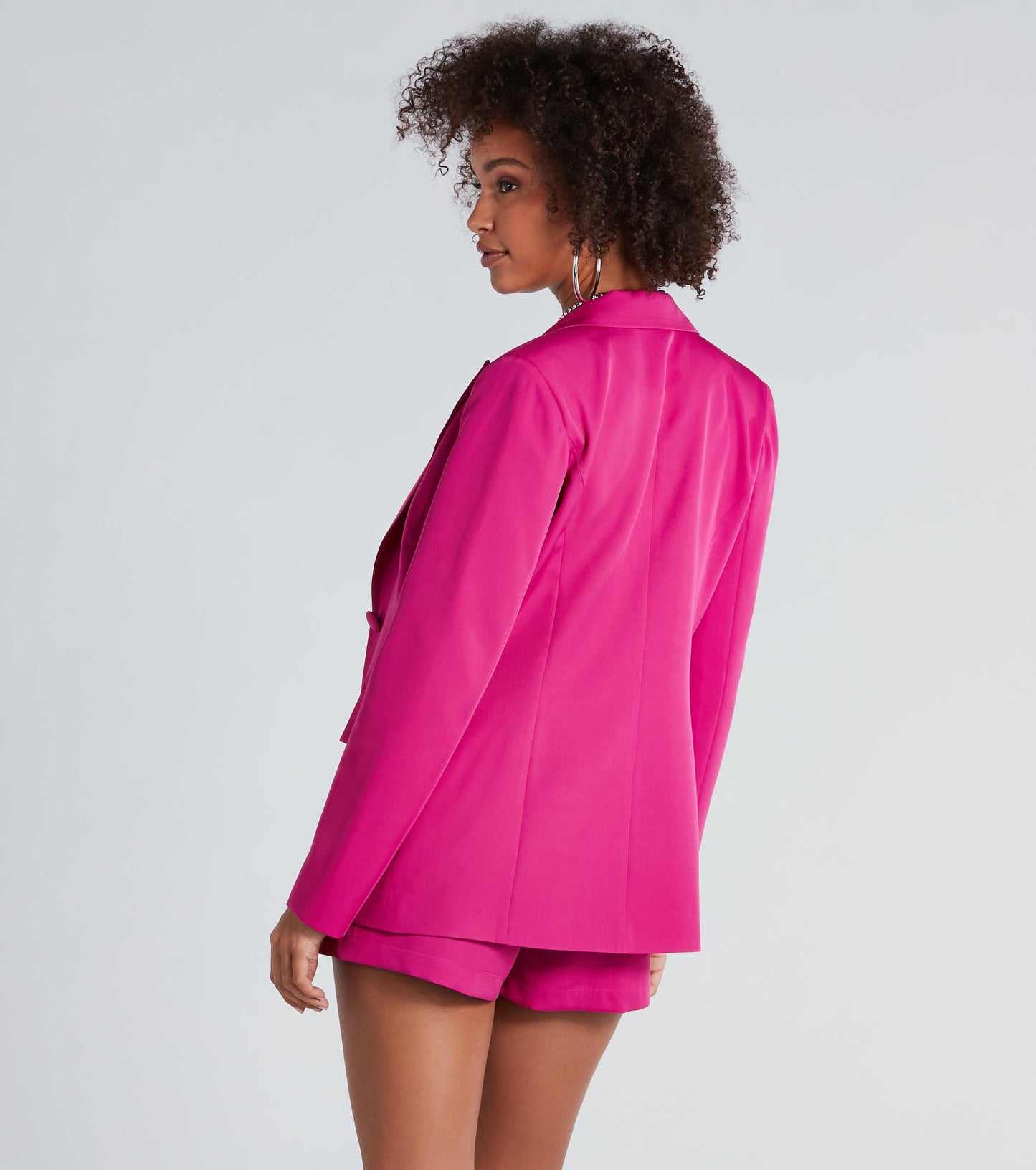 Chic And Elevated Woven Blazer