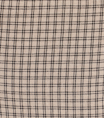 Keep On Charming Plaid Linen Cropped Vest