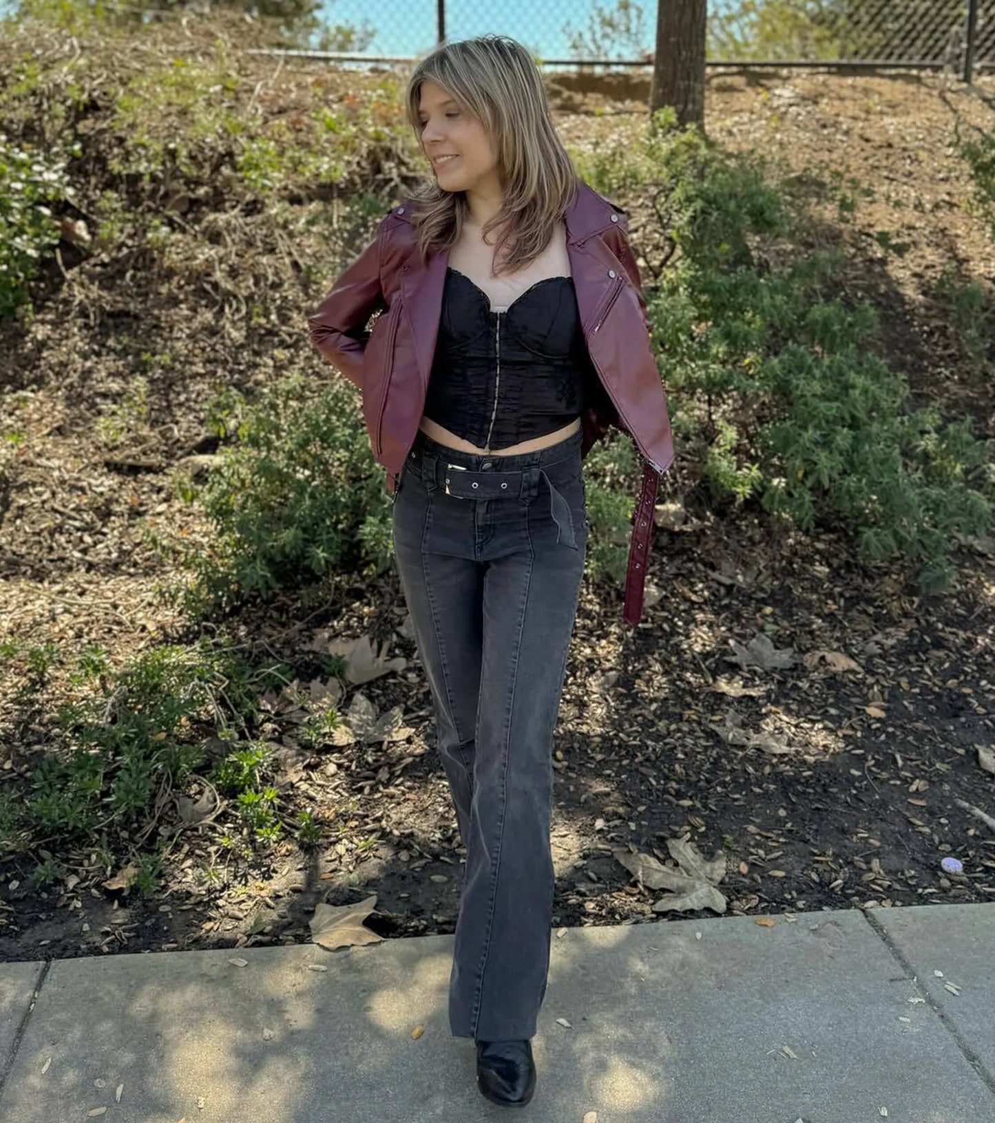 Ride With Me Faux Leather Moto Jacket