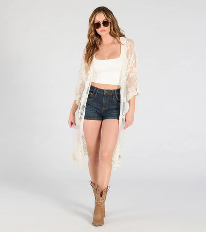 Desert Dreamer Crochet Lace Kimono
