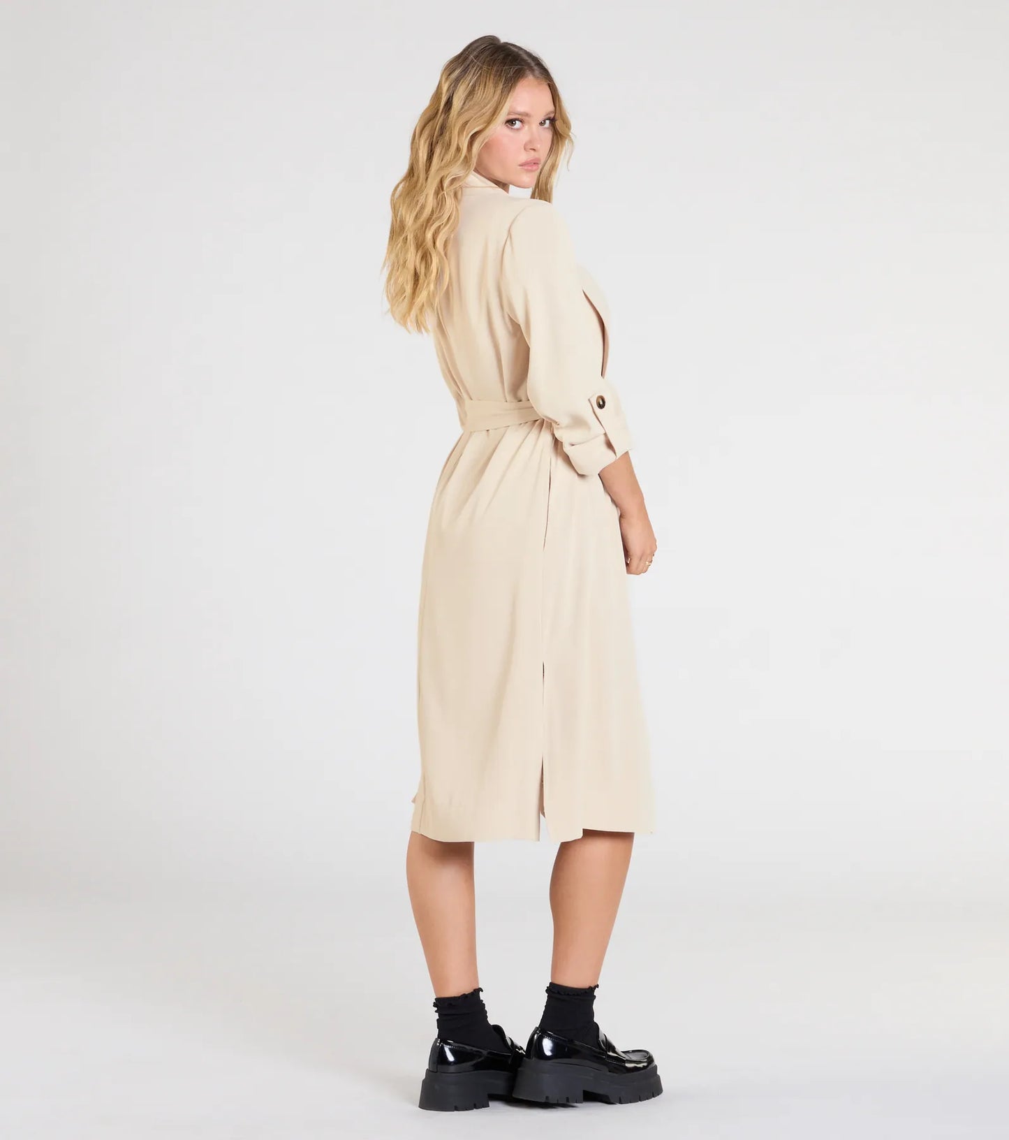 Stylish Season Belted Duster Trench Coat