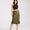 She's A Trendsetter Nylon Parachute Midi Skirt