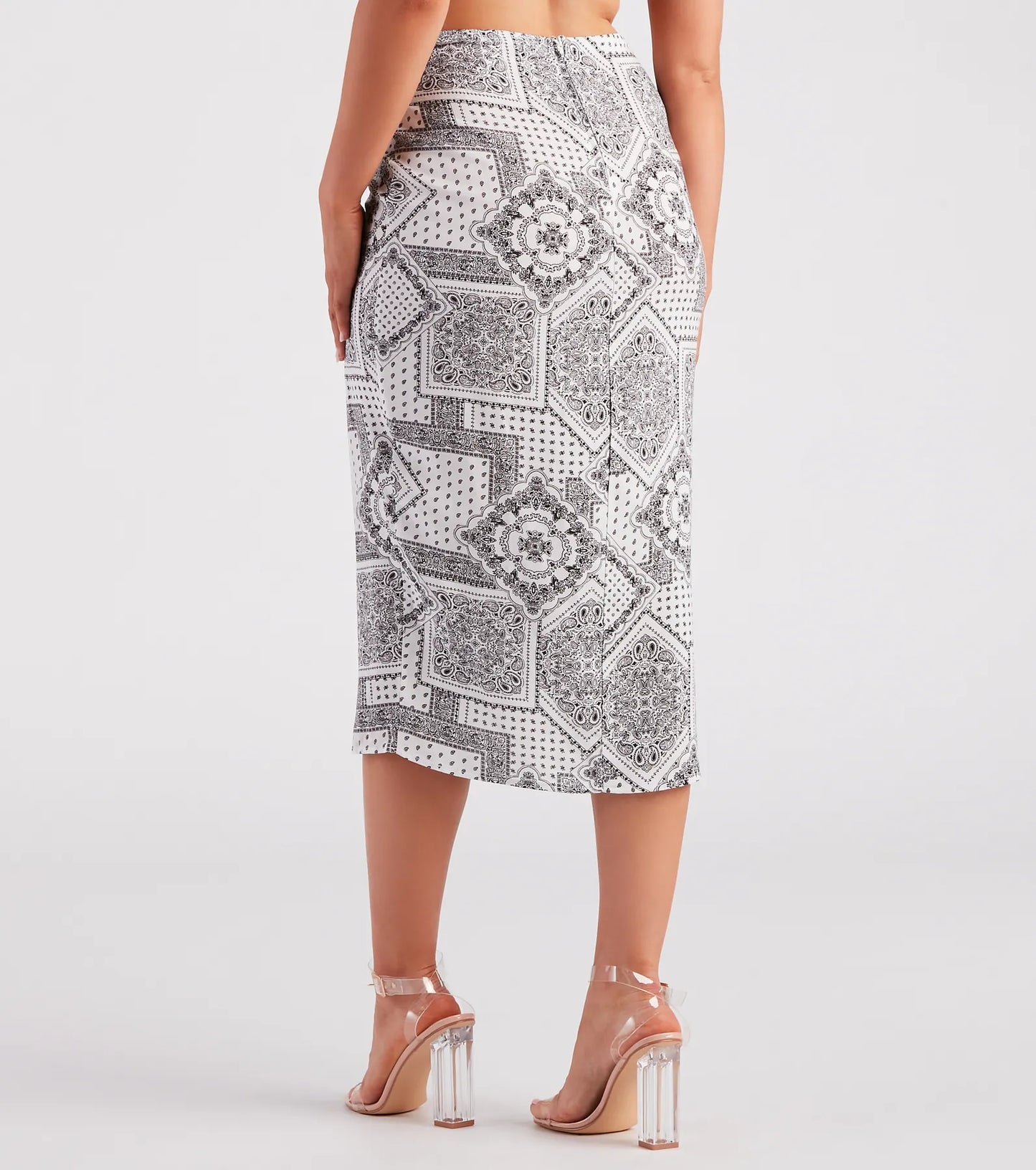 Bohemian Beauty Printed Midi Skirt