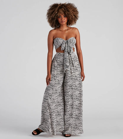 Eye Of The Tiger Palazzo Pants