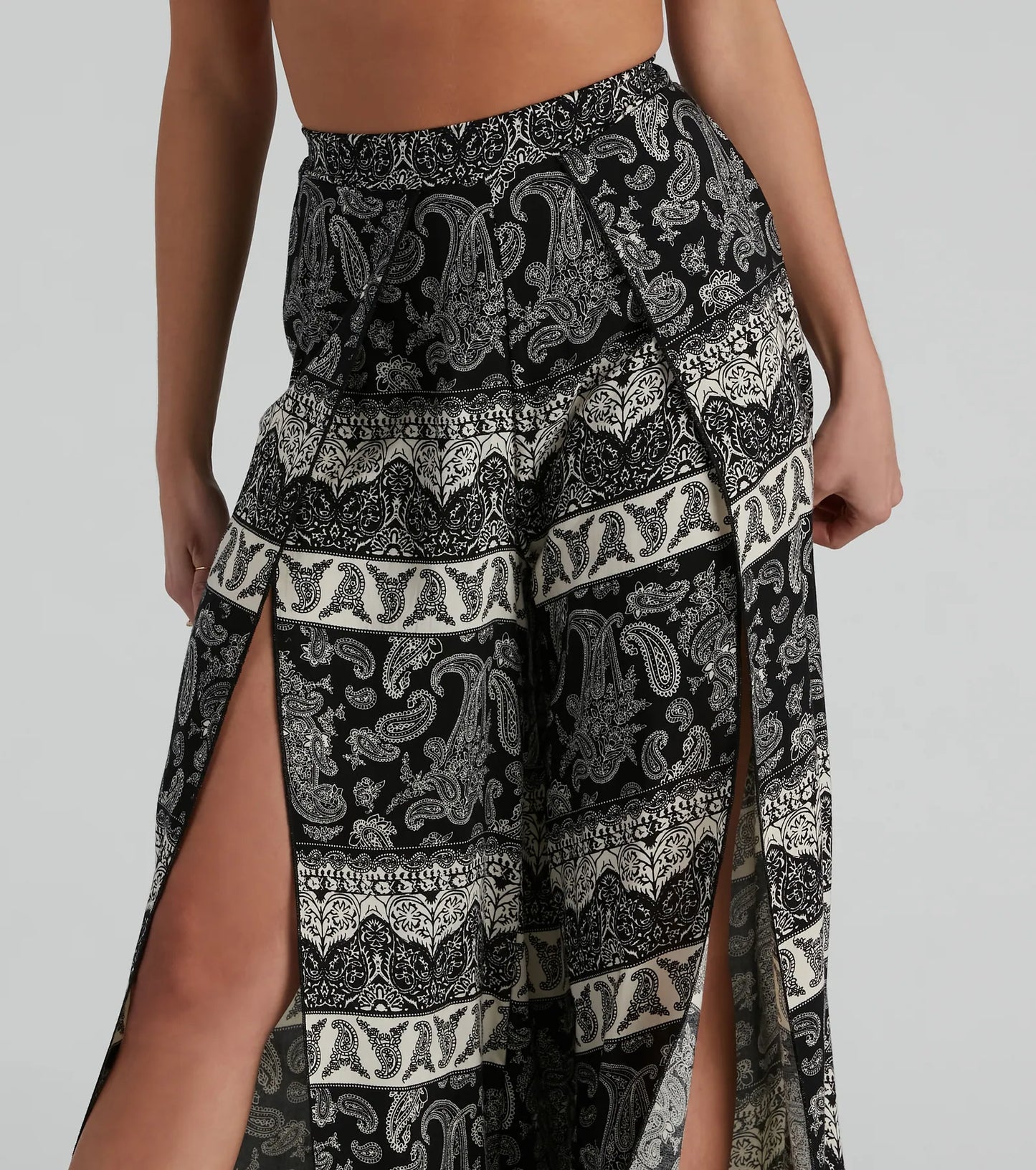 Effortless Boho Flair Tulip Pants