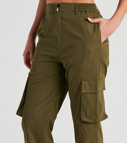 Casual Slay Wide-Leg Cargo Pants