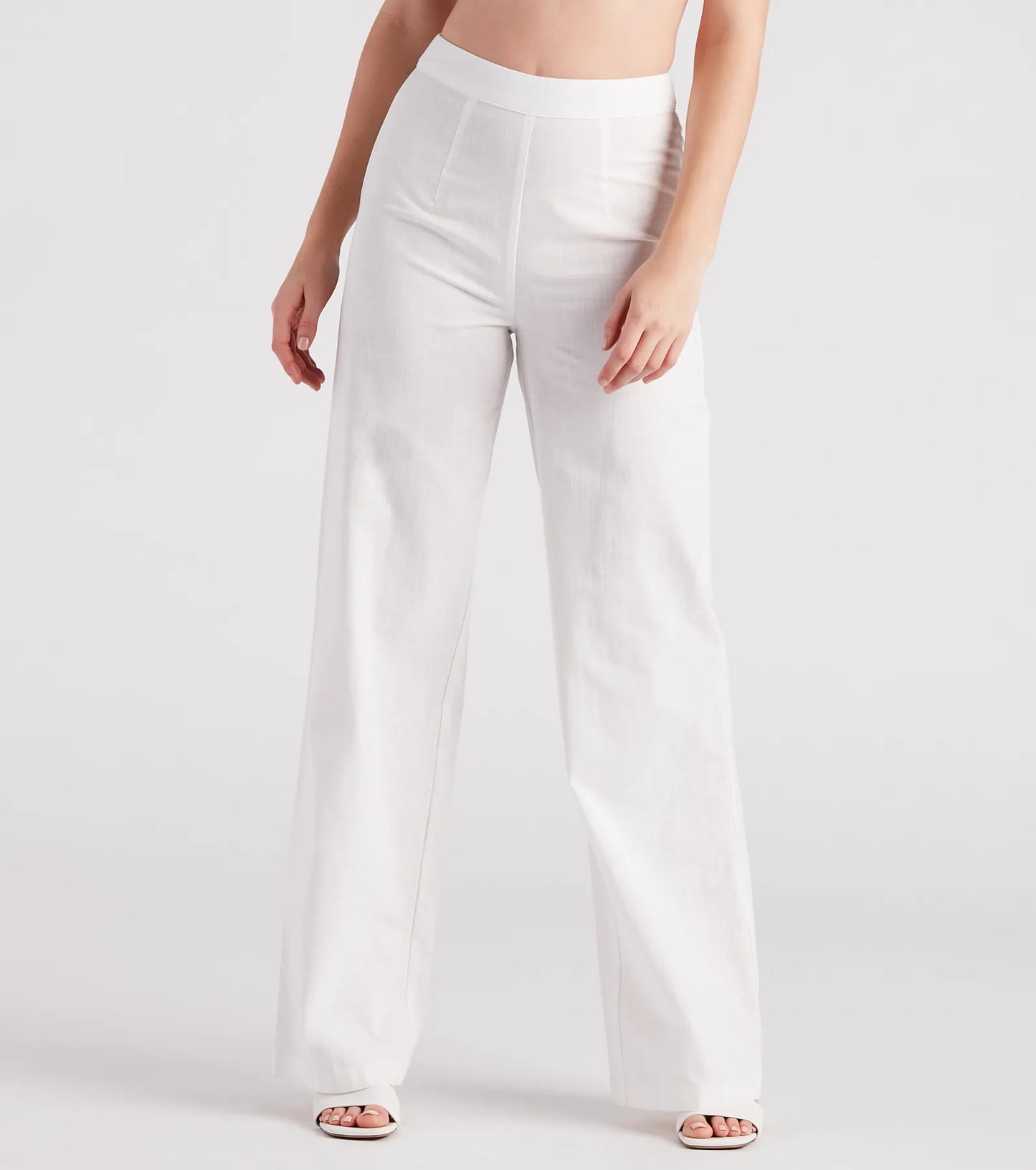 Meet In The Hamptons Linen Wide Leg Pants