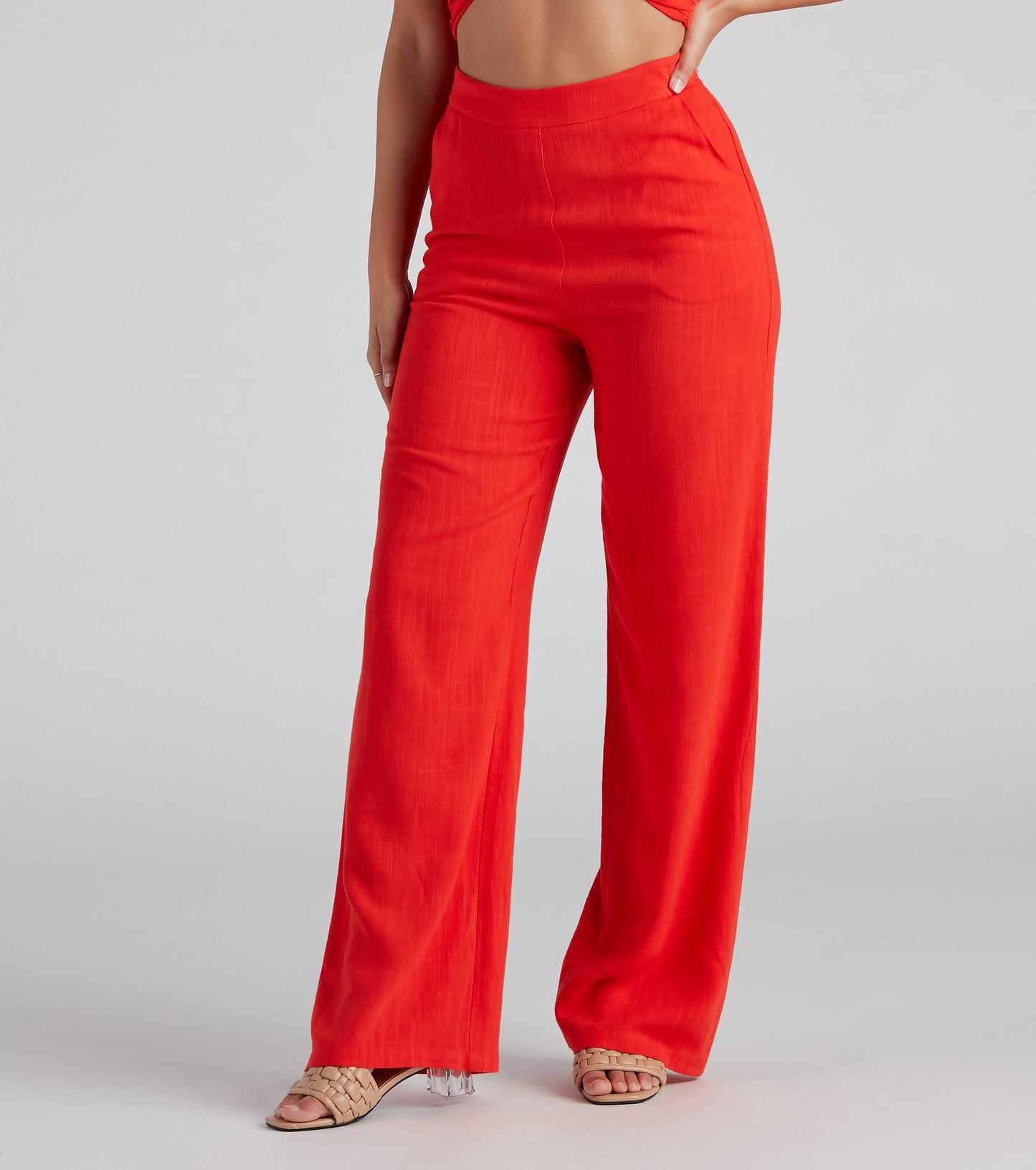 Worth It Linen Wide-Leg Pants