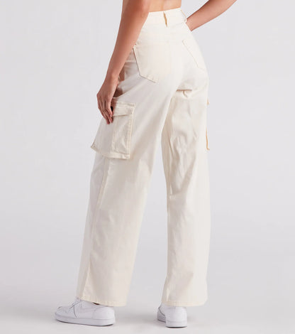 Such A Trendsetter Wide-Leg Cargo Pants