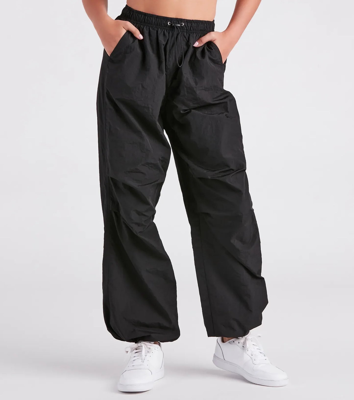 Back To Cool High-Rise Parachute Joggers
