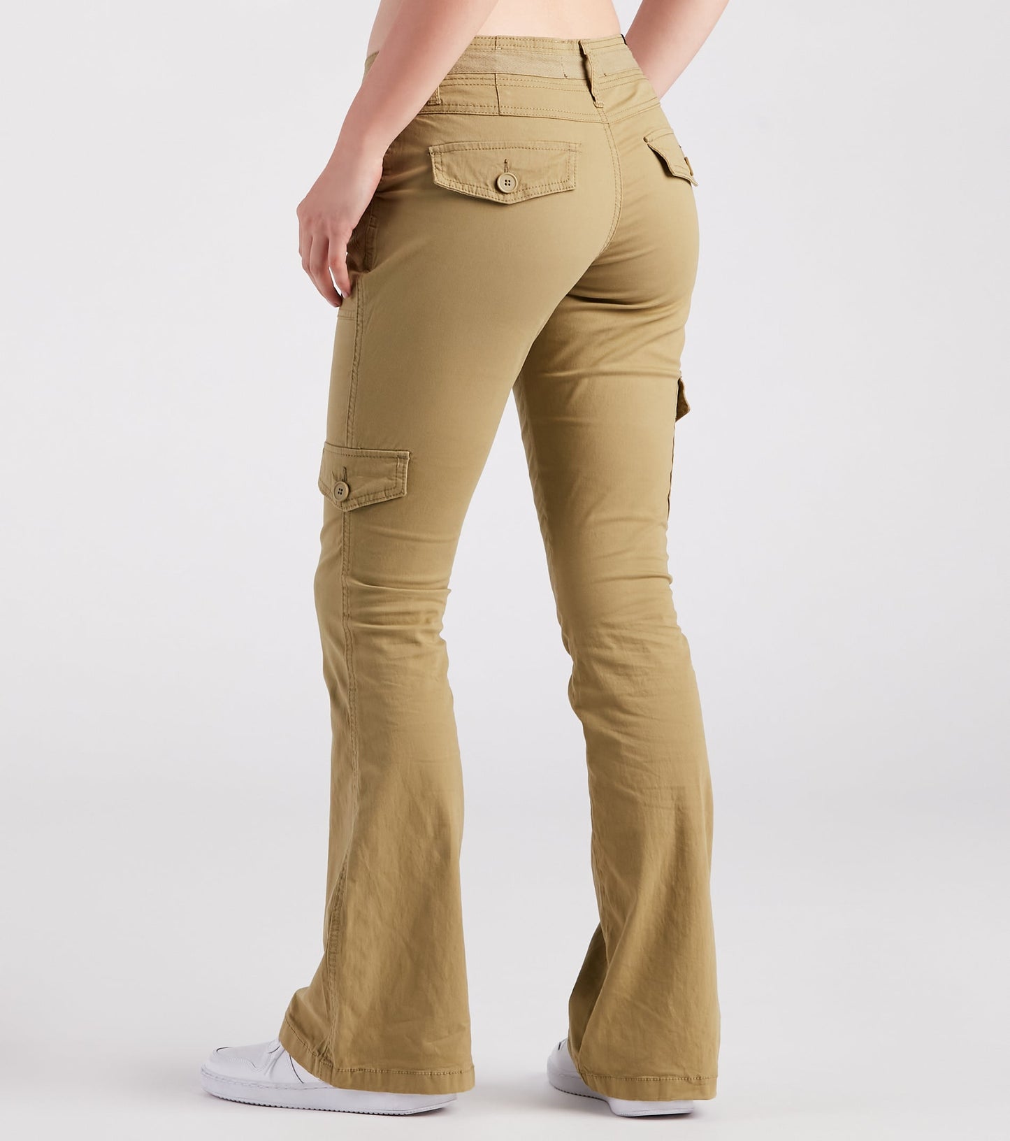 On The Low-Rise Cargo Flare Pants